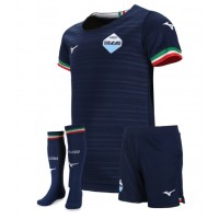 Dětský fotbalový dres Lazio 2023-24 Venkovní Krátký Rukáv (+ trenýrky)